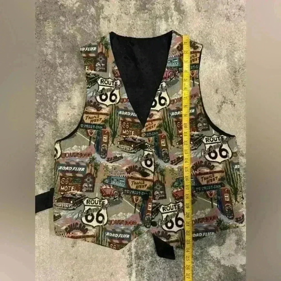 Women’s Vintage Route 66 Vest - Picture 4 of 4